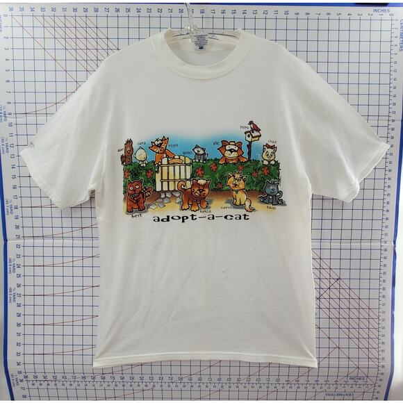 Crazy Shirts Hawaii Y2K Cat‎ Graphic Short Sleeve Men’s Vintage Casual Tee - Picture 4 of 16